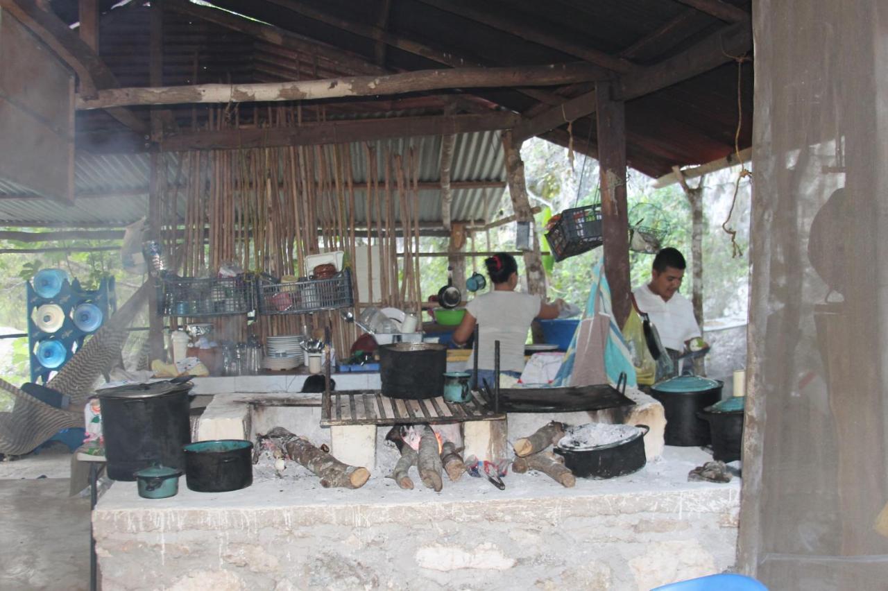 Campamento Yaax Che en Calakmul Conhuas Exterior foto