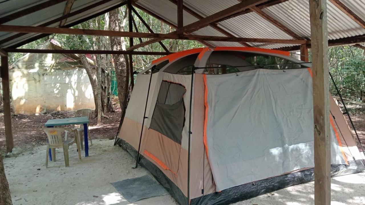 Campamento Yaax Che en Calakmul Conhuas Exterior foto